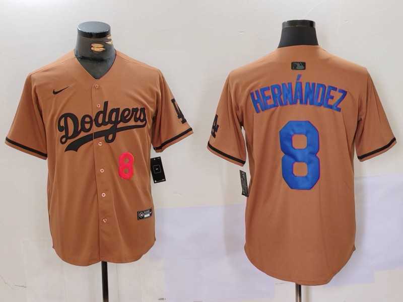 Men's Los Angeles Dodgers #8 Kike Hernandez Number Olive Cool Base Limited Stitched Jersey,We sell and wholesale Men's Los Angeles Dodgers #8 Kike Hernandez Number Olive Cool Base Limited Stitched Jersey on line form chian!